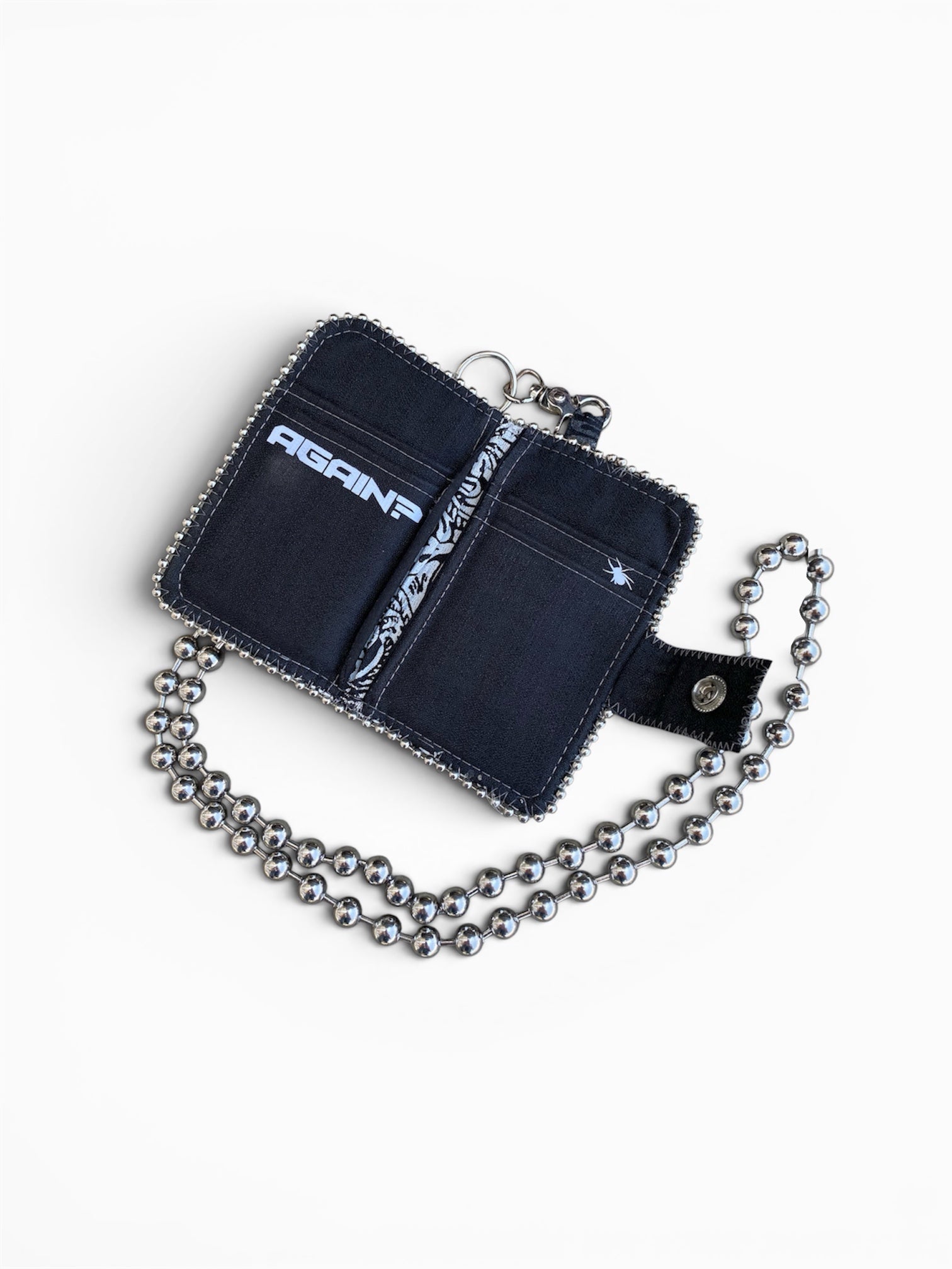Floral Snap Chain Wallet